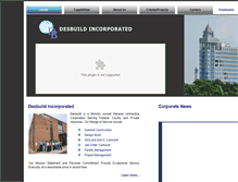 Tablet Screenshot of desbuild.com